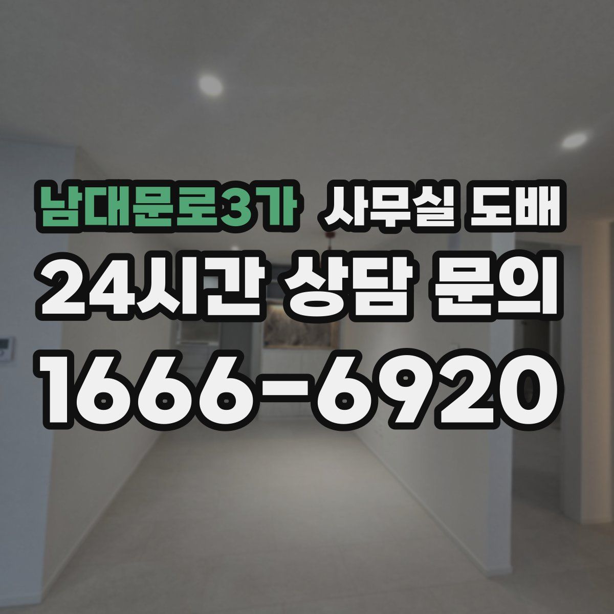 남대문로3가 사무실 도배