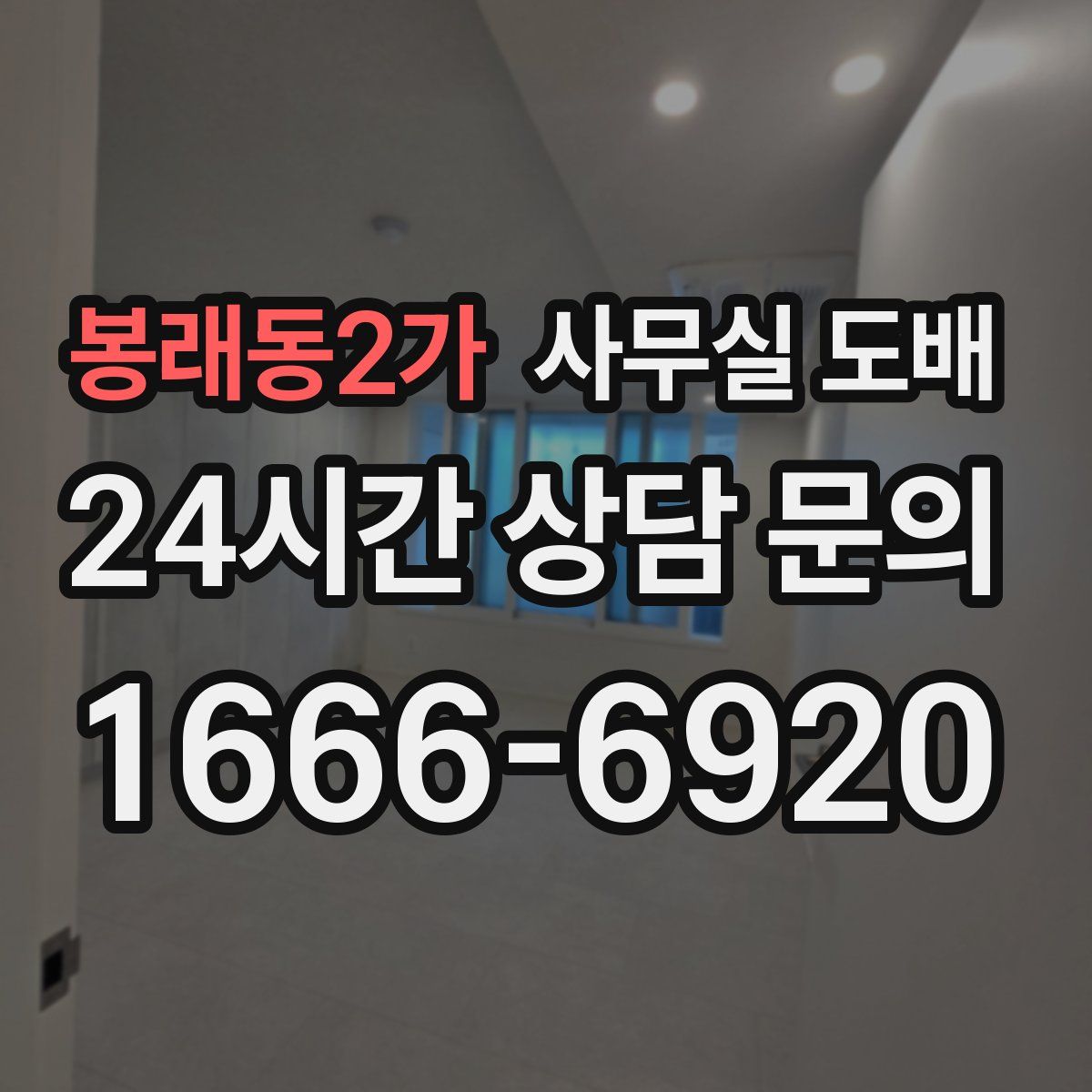 봉래동2가 사무실 도배