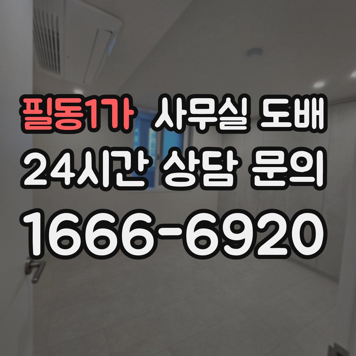 필동1가 사무실 도배