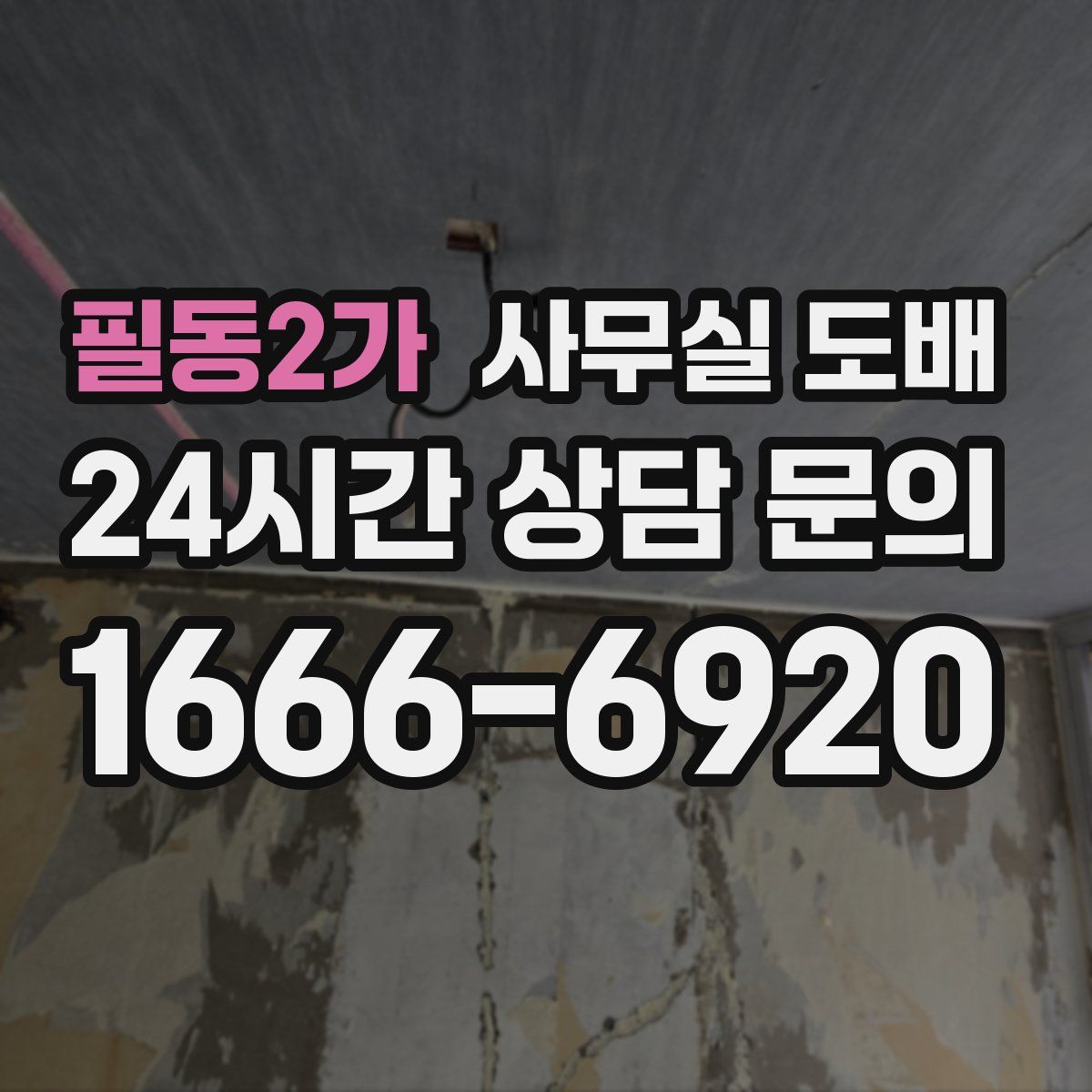 필동2가 사무실 도배