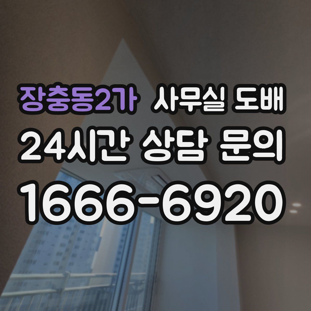 장충동2가 사무실 도배