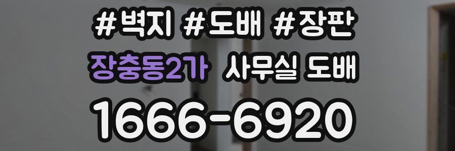 장충동2가 사무실 도배