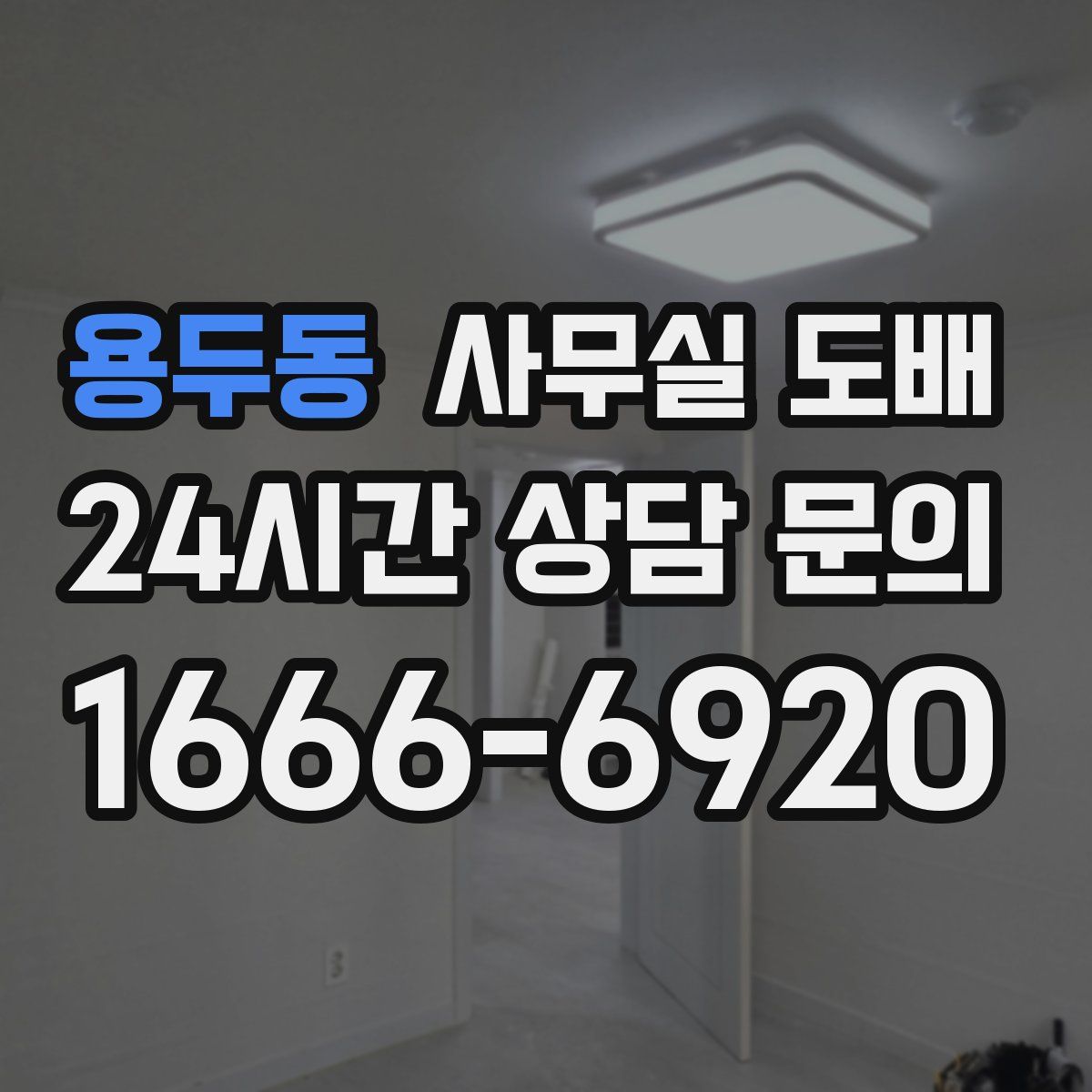 용두동 사무실 도배