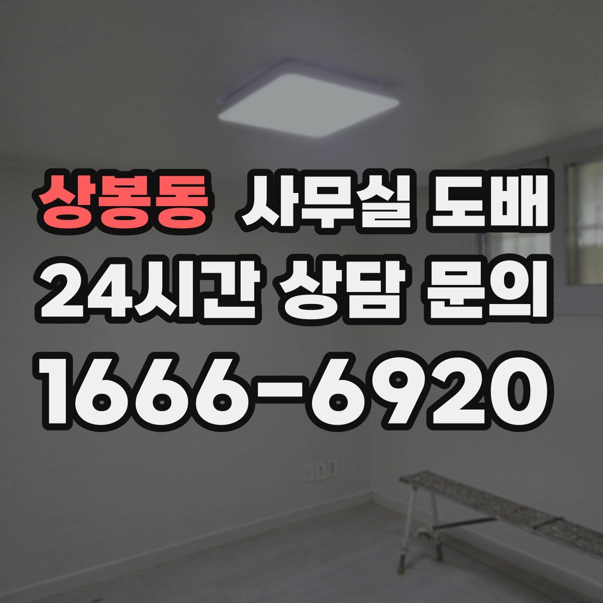 상봉동 사무실 도배
