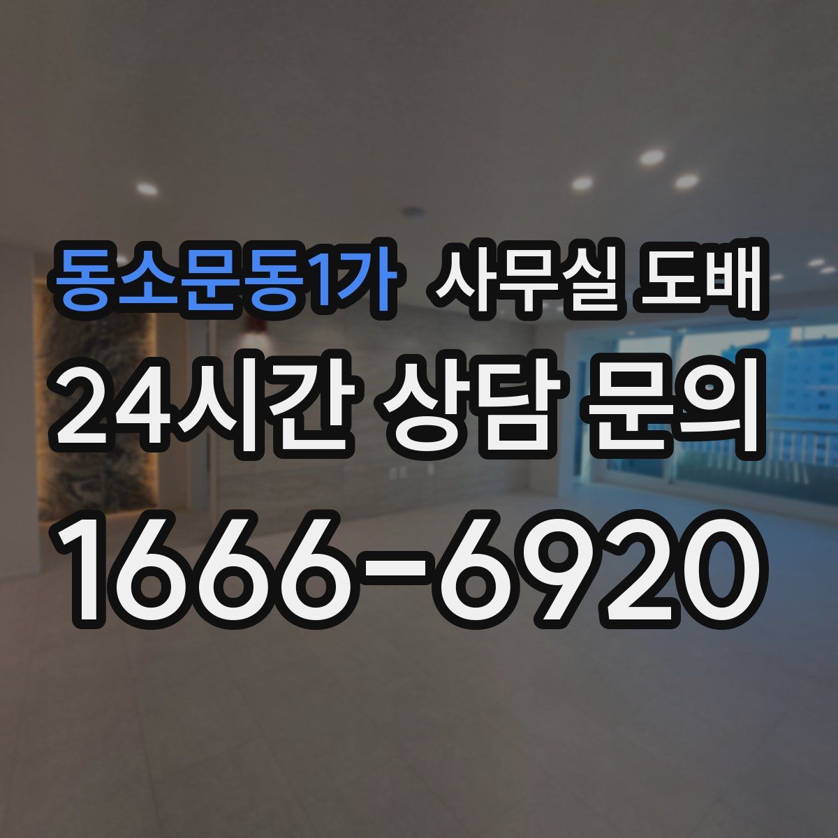 동소문동1가 사무실 도배