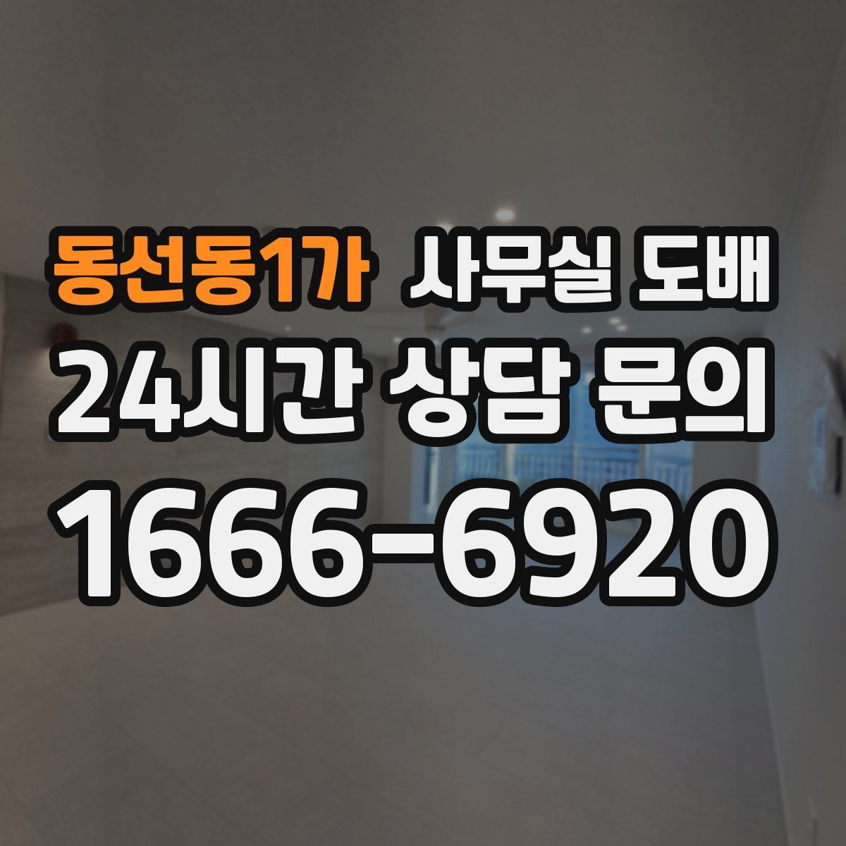 동선동1가 사무실 도배