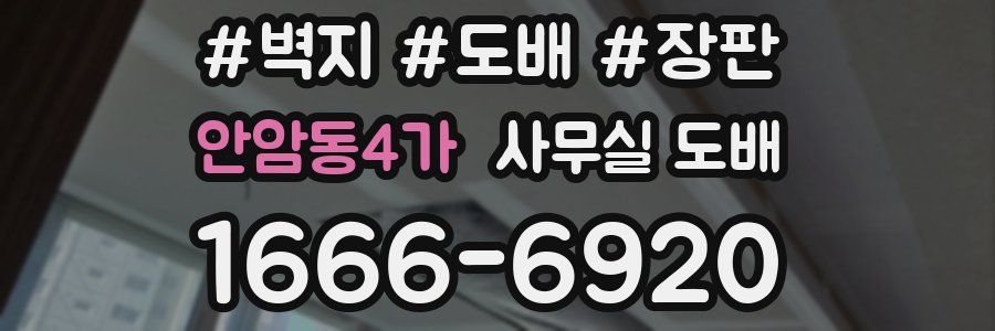 안암동4가 사무실 도배