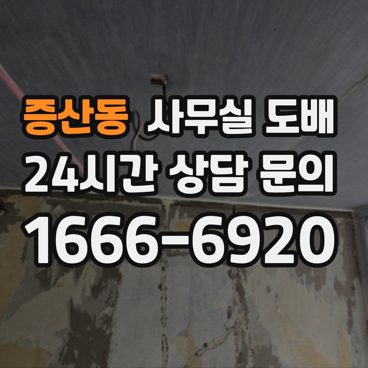 증산동 사무실 도배