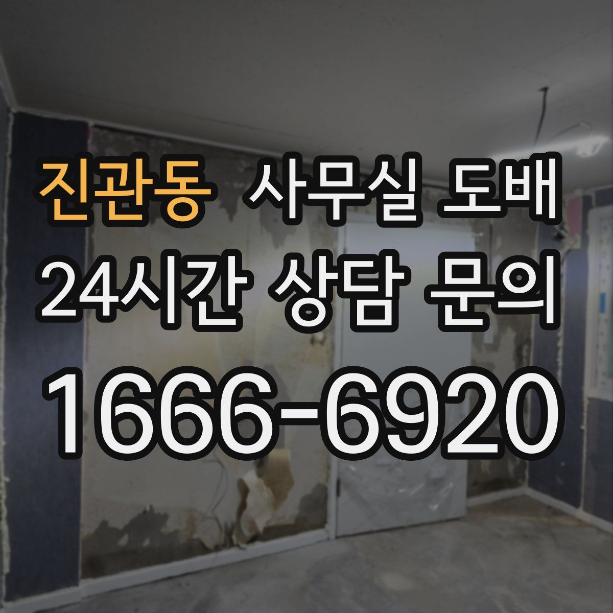 진관동 사무실 도배