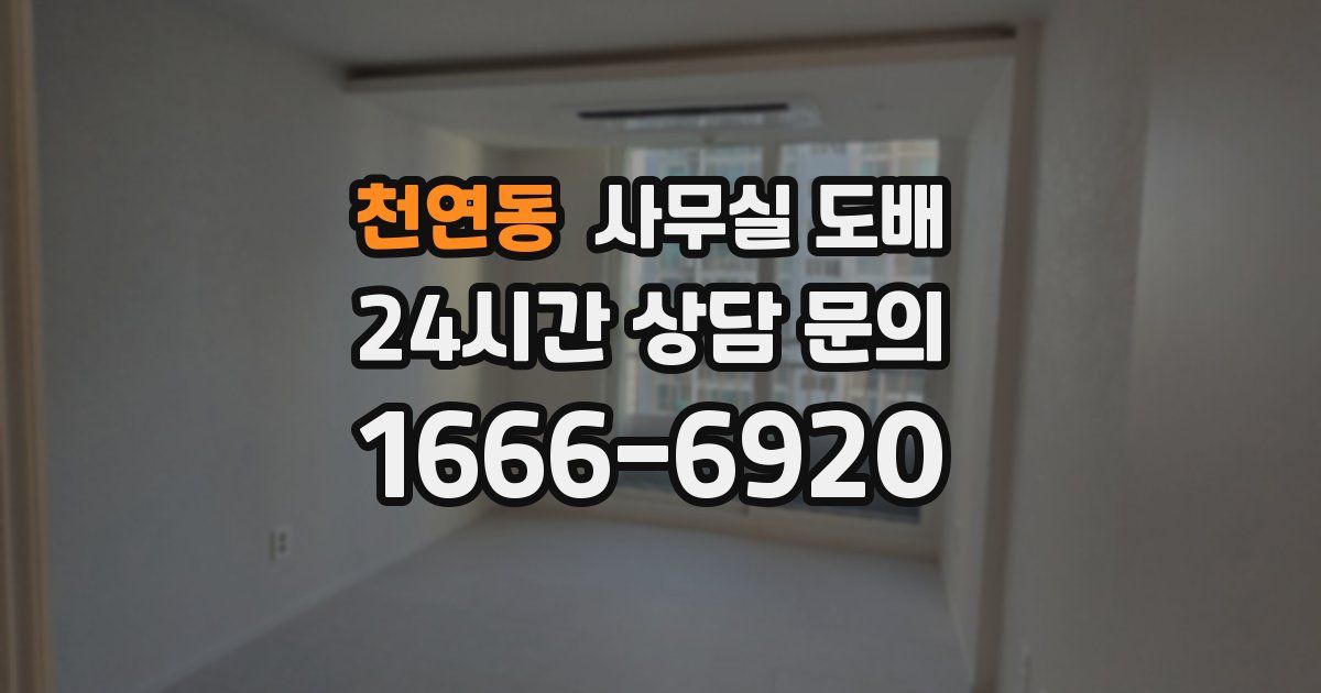 천연동 사무실 도배