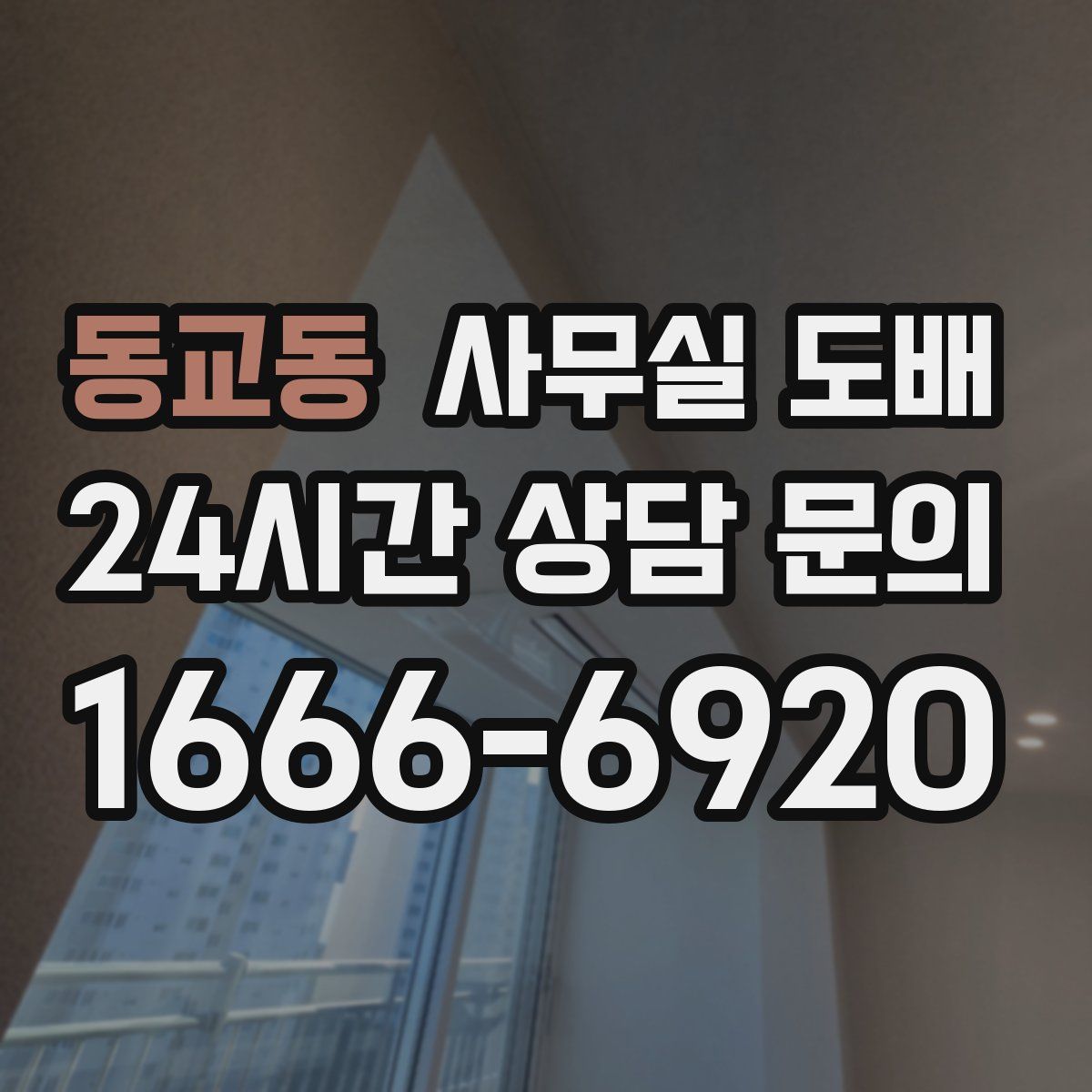 동교동 사무실 도배