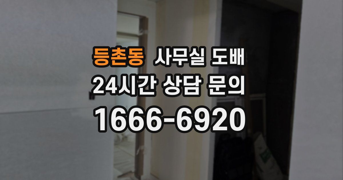 등촌동 사무실 도배