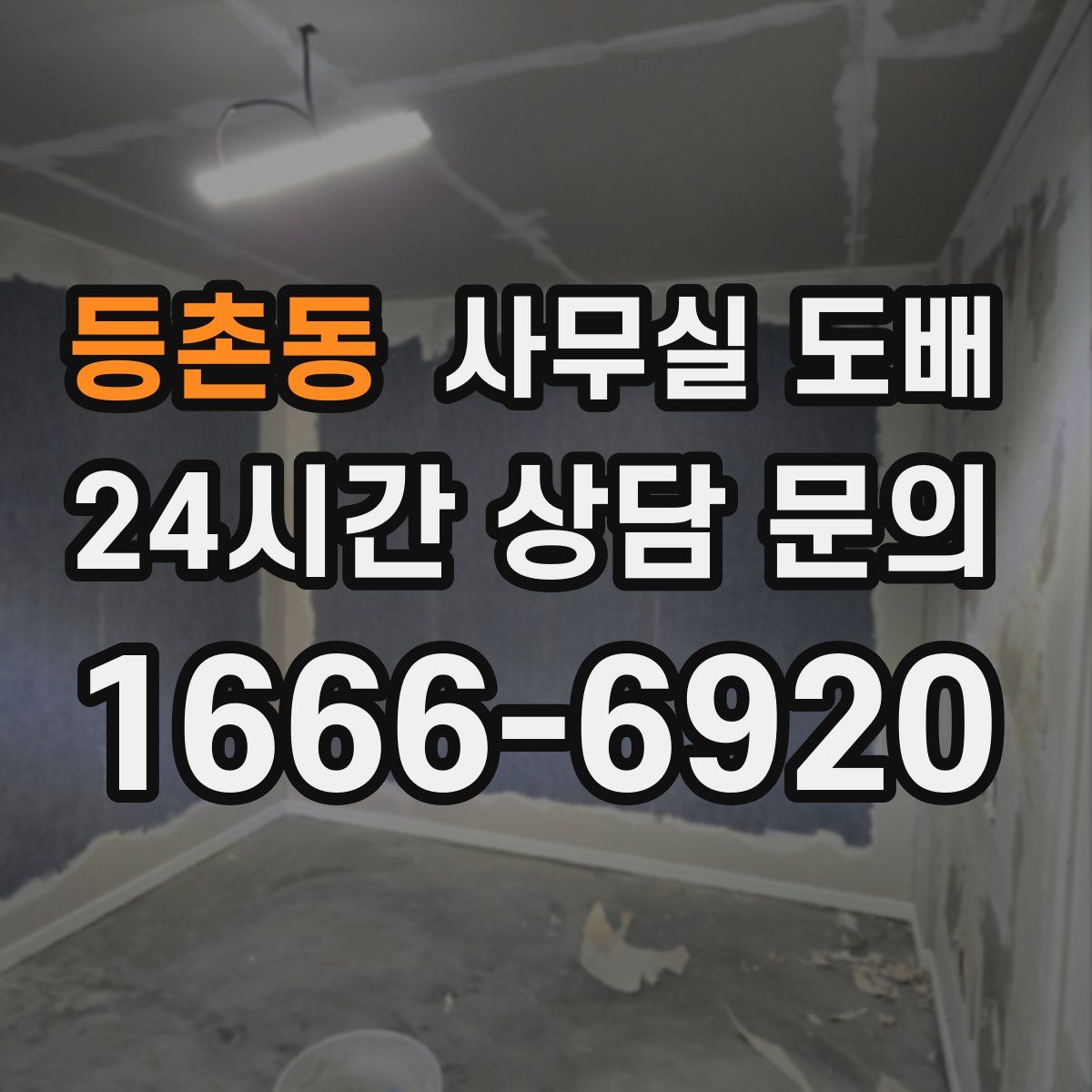 등촌동 사무실 도배