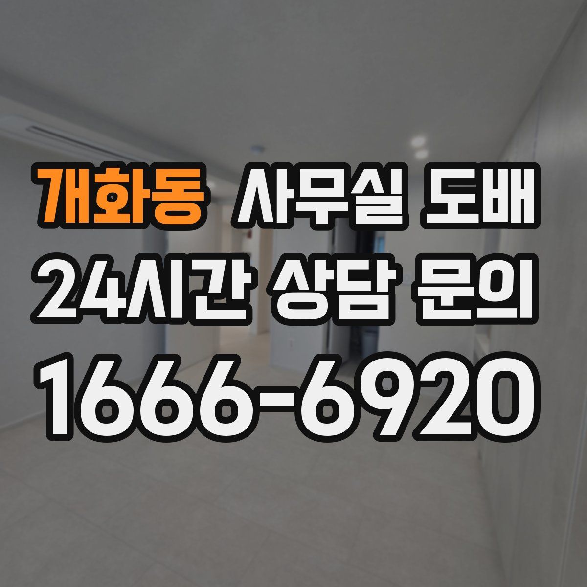 개화동 사무실 도배