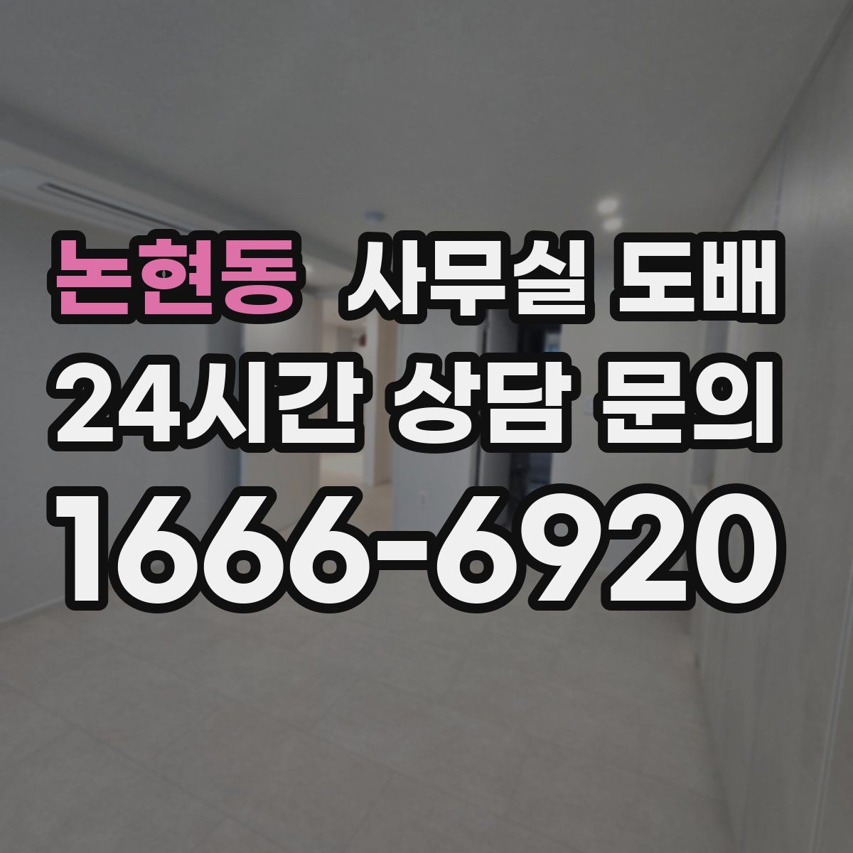 논현동 사무실 도배