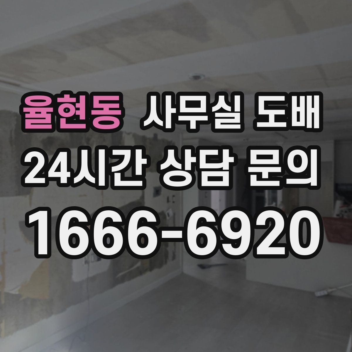율현동 사무실 도배
