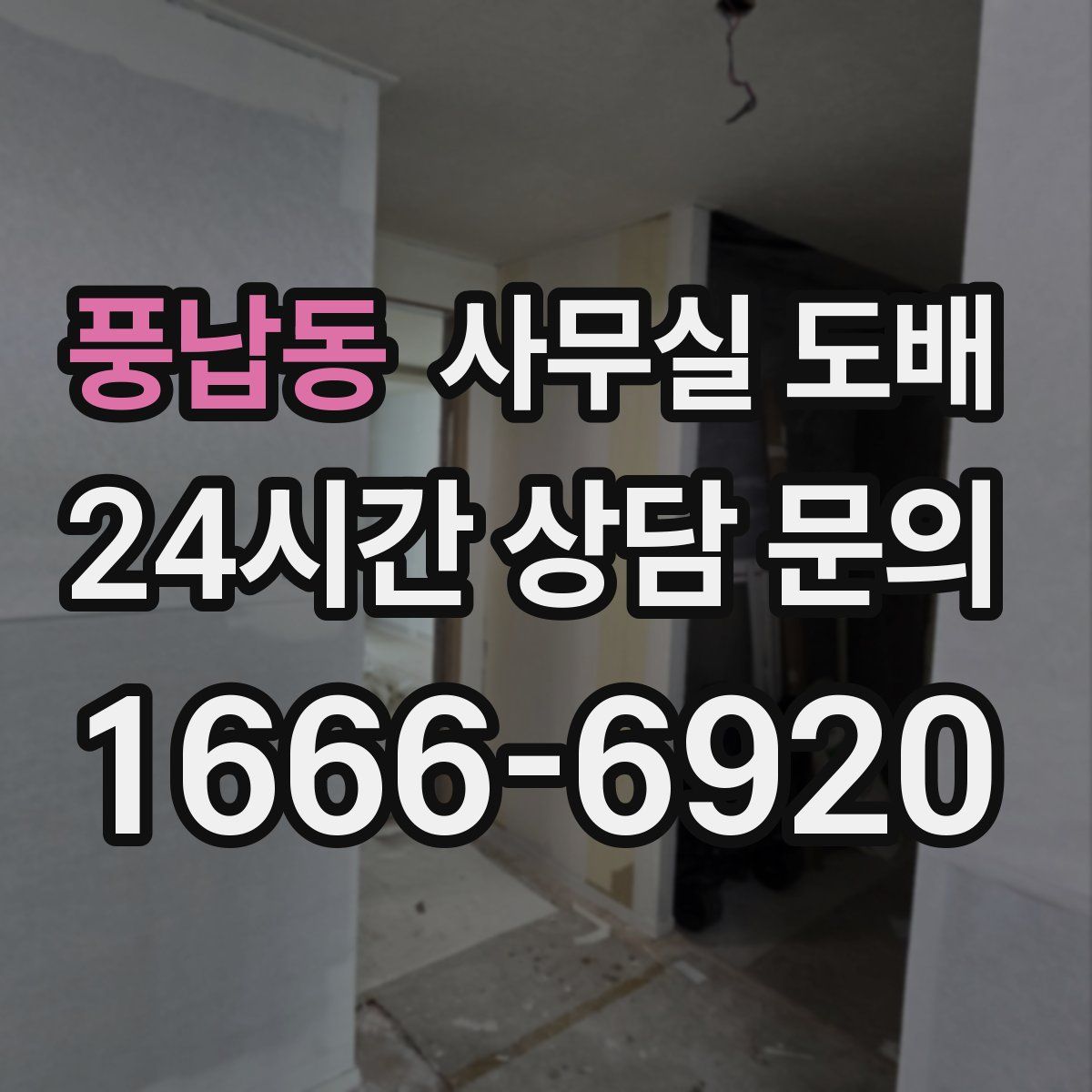 풍납동 사무실 도배