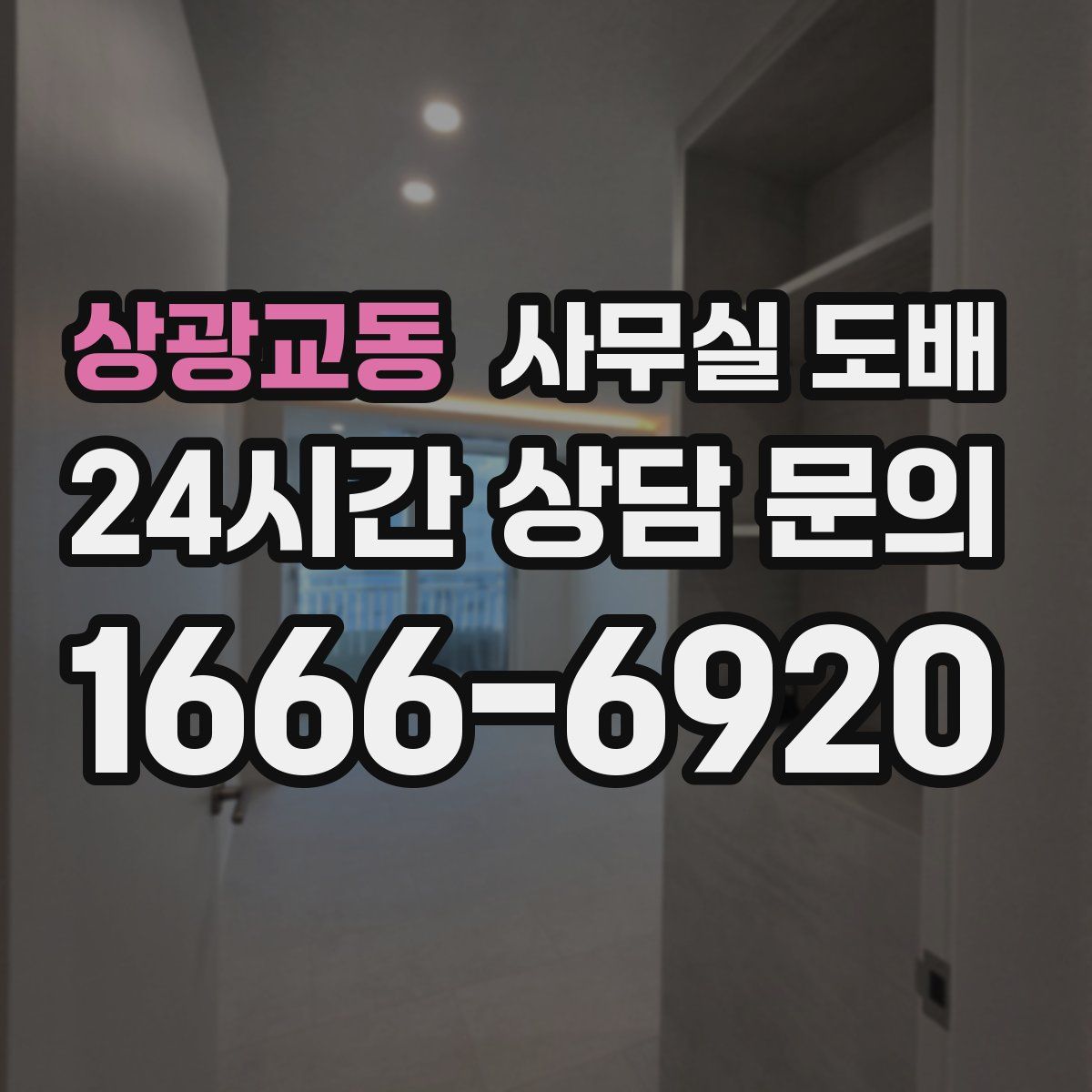 상광교동 사무실 도배