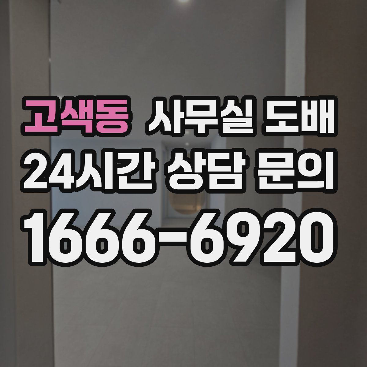 고색동 사무실 도배
