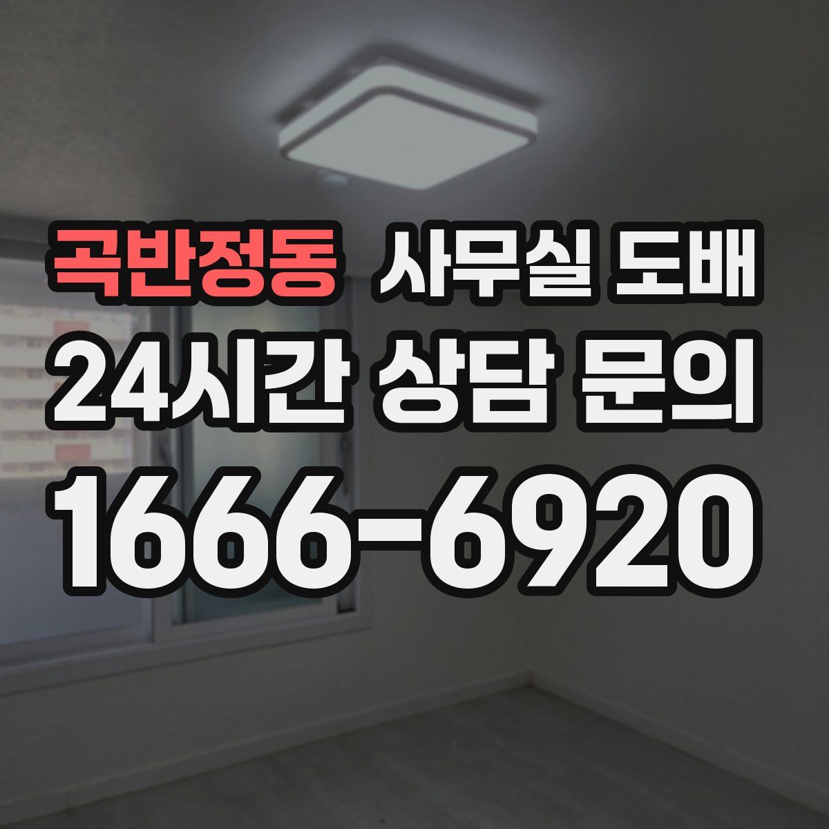 곡반정동 사무실 도배