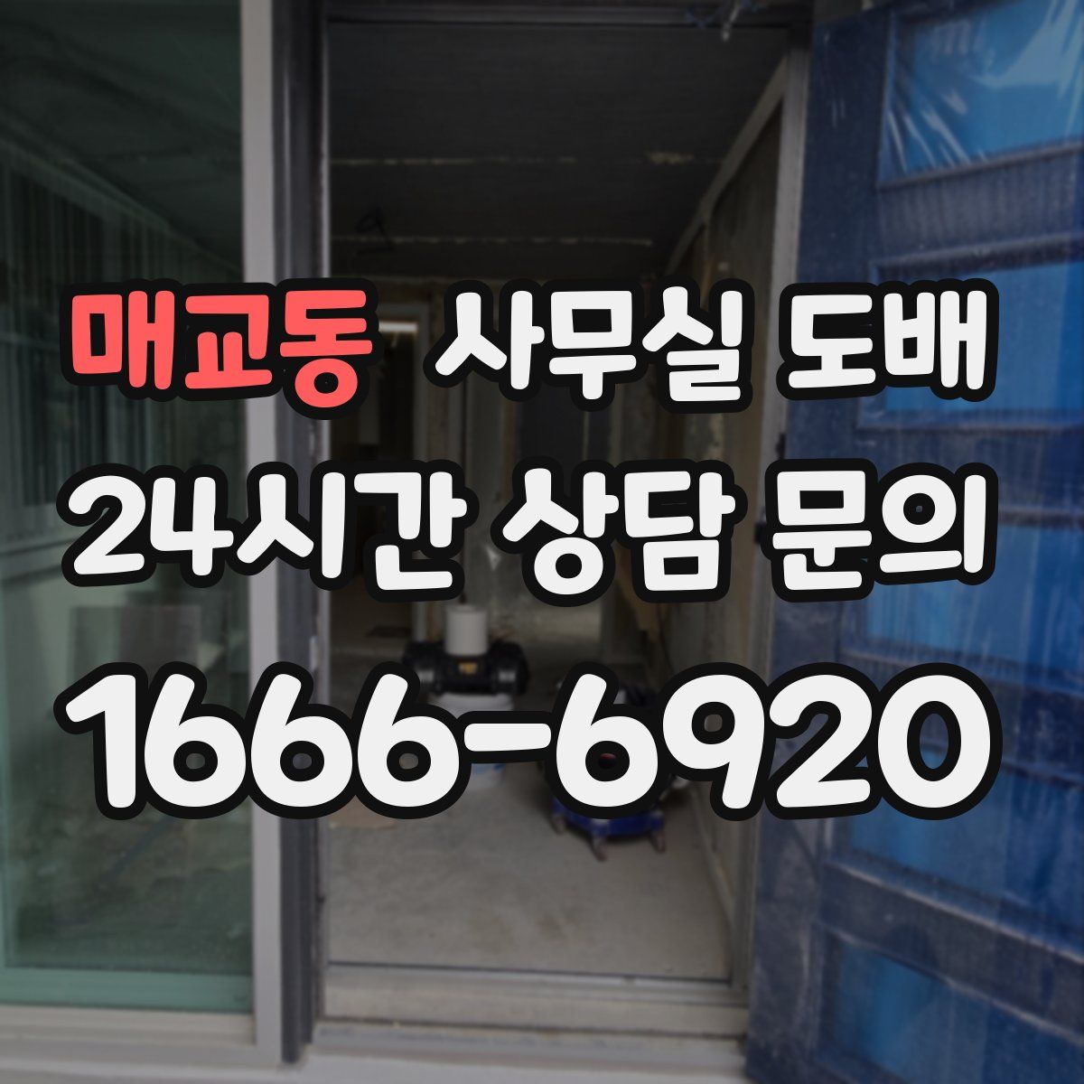 매교동 사무실 도배