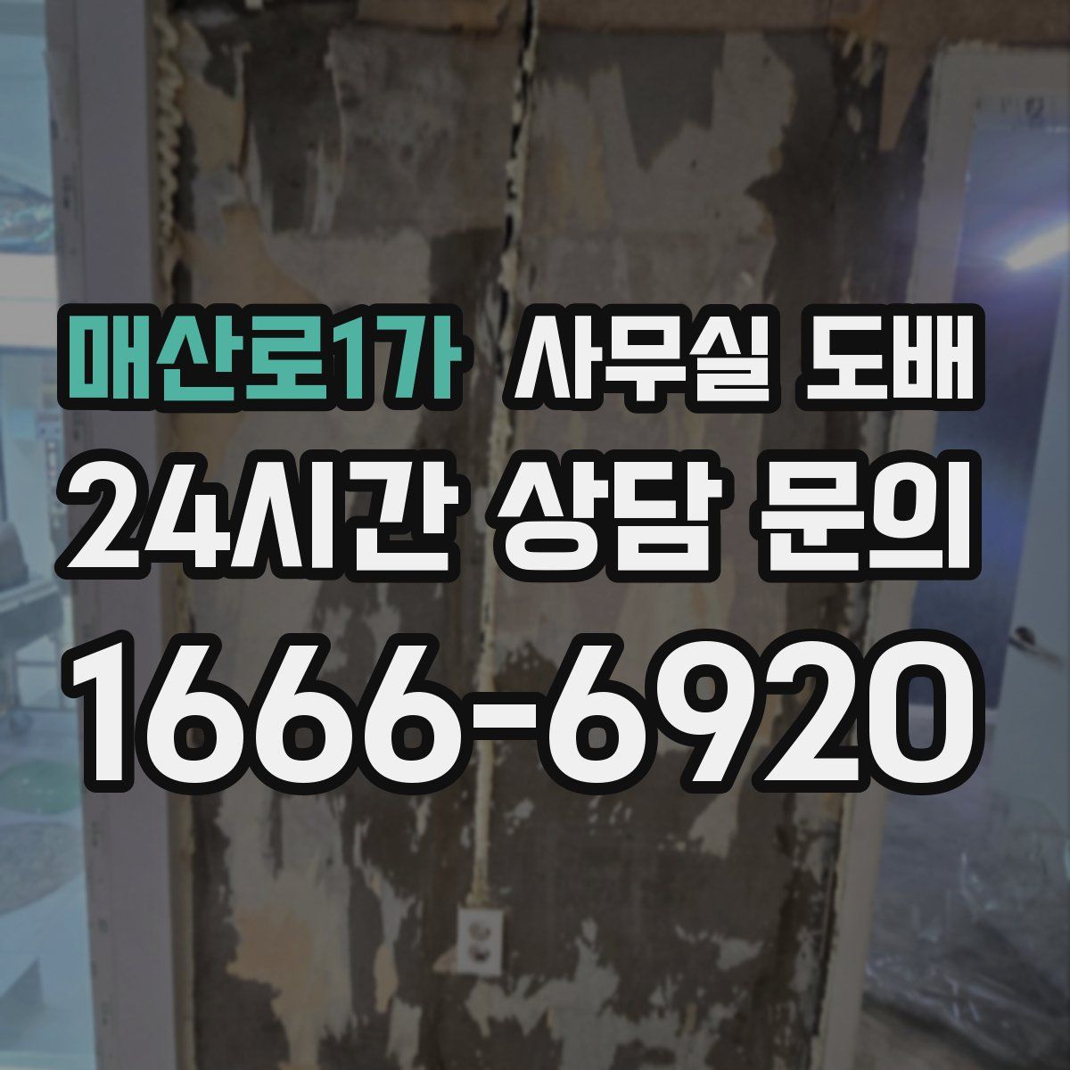 매산로1가 사무실 도배