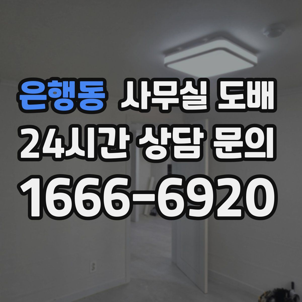 은행동 사무실 도배