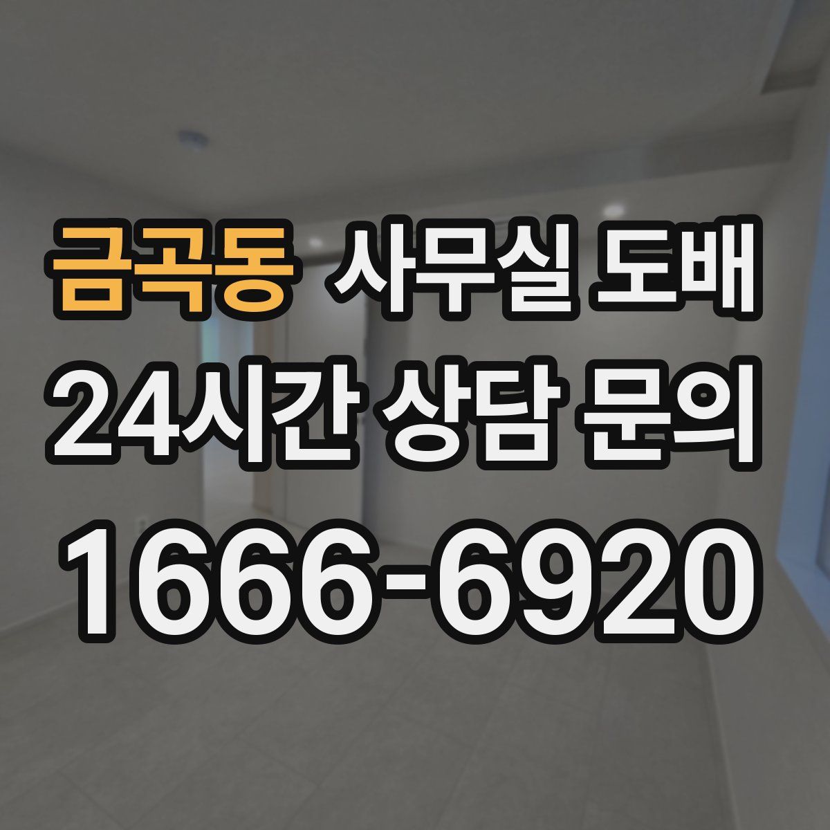 금곡동 사무실 도배