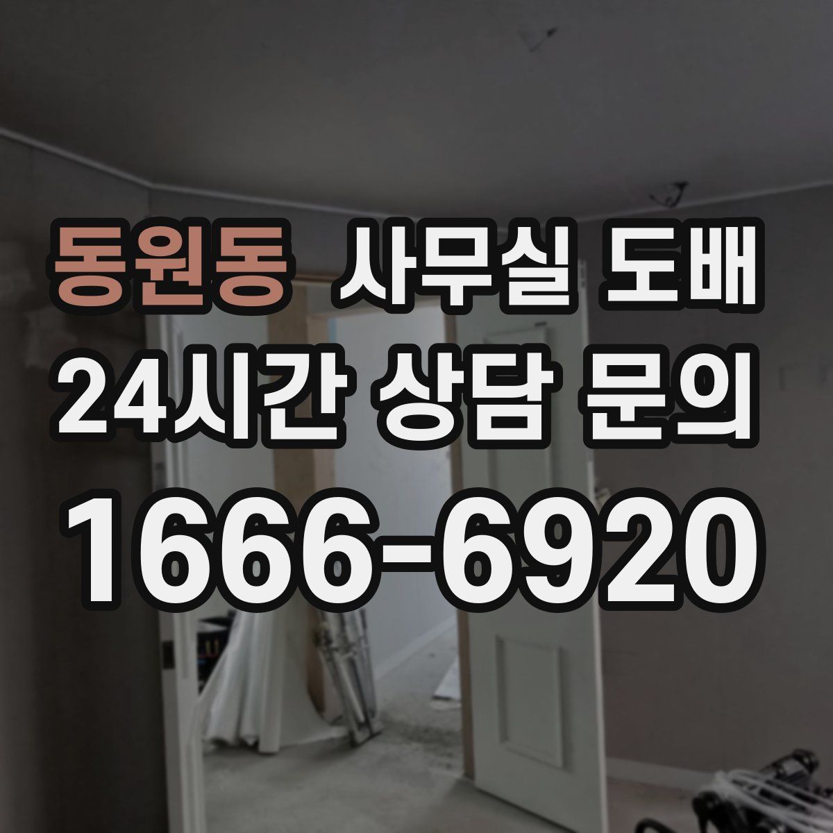 동원동 사무실 도배