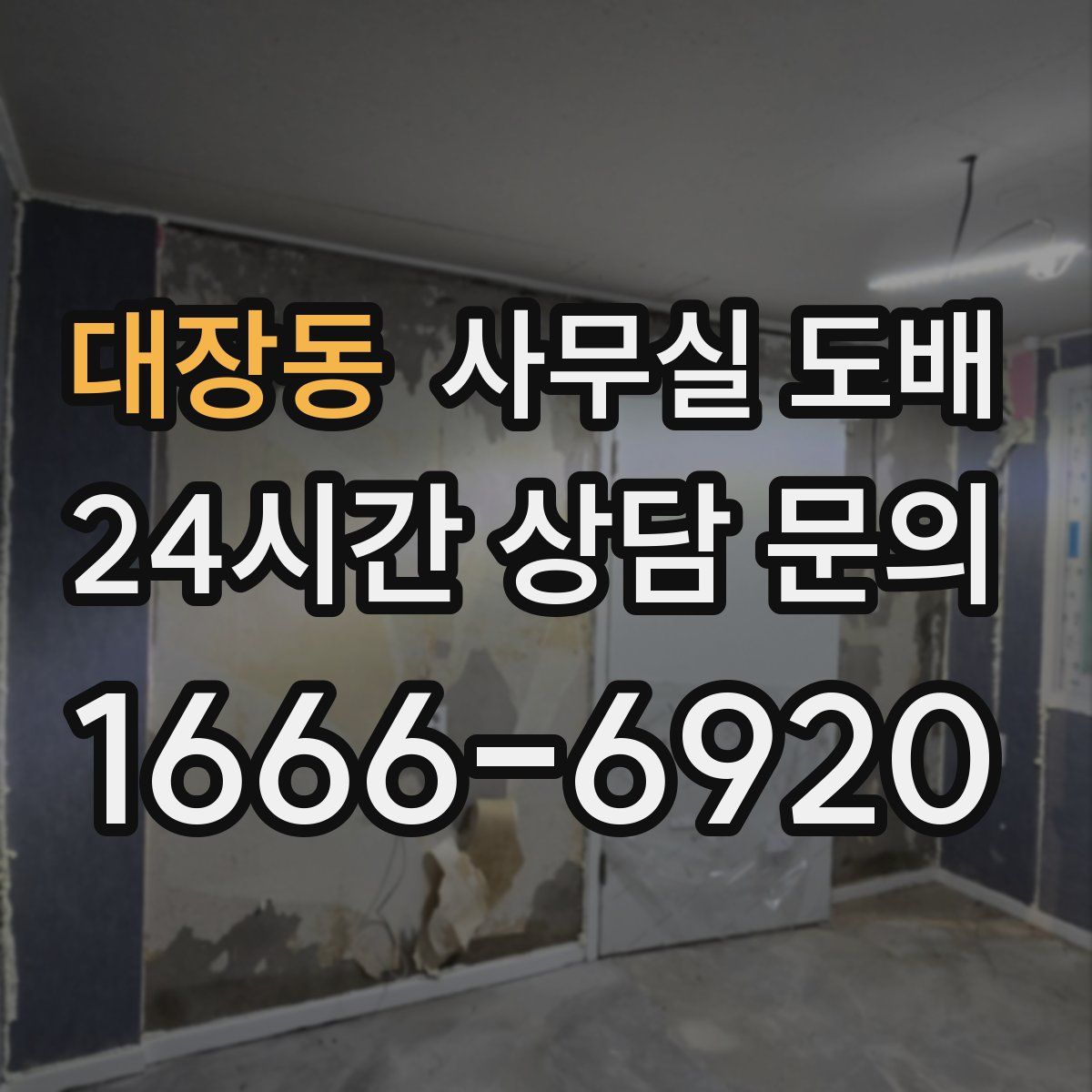 대장동 사무실 도배