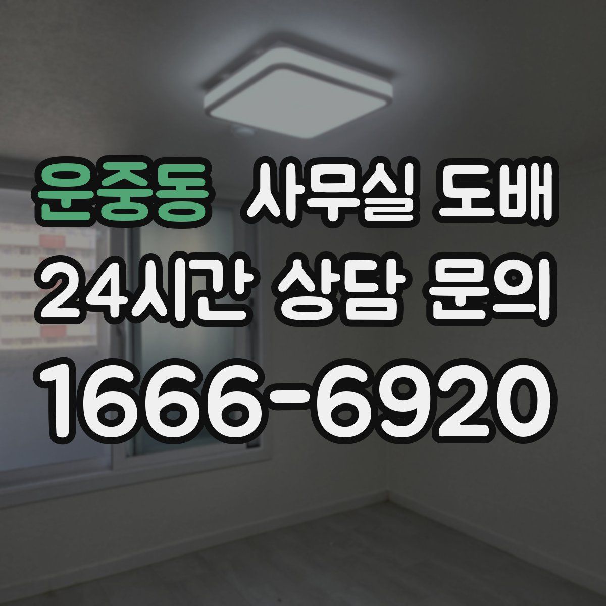 운중동 사무실 도배
