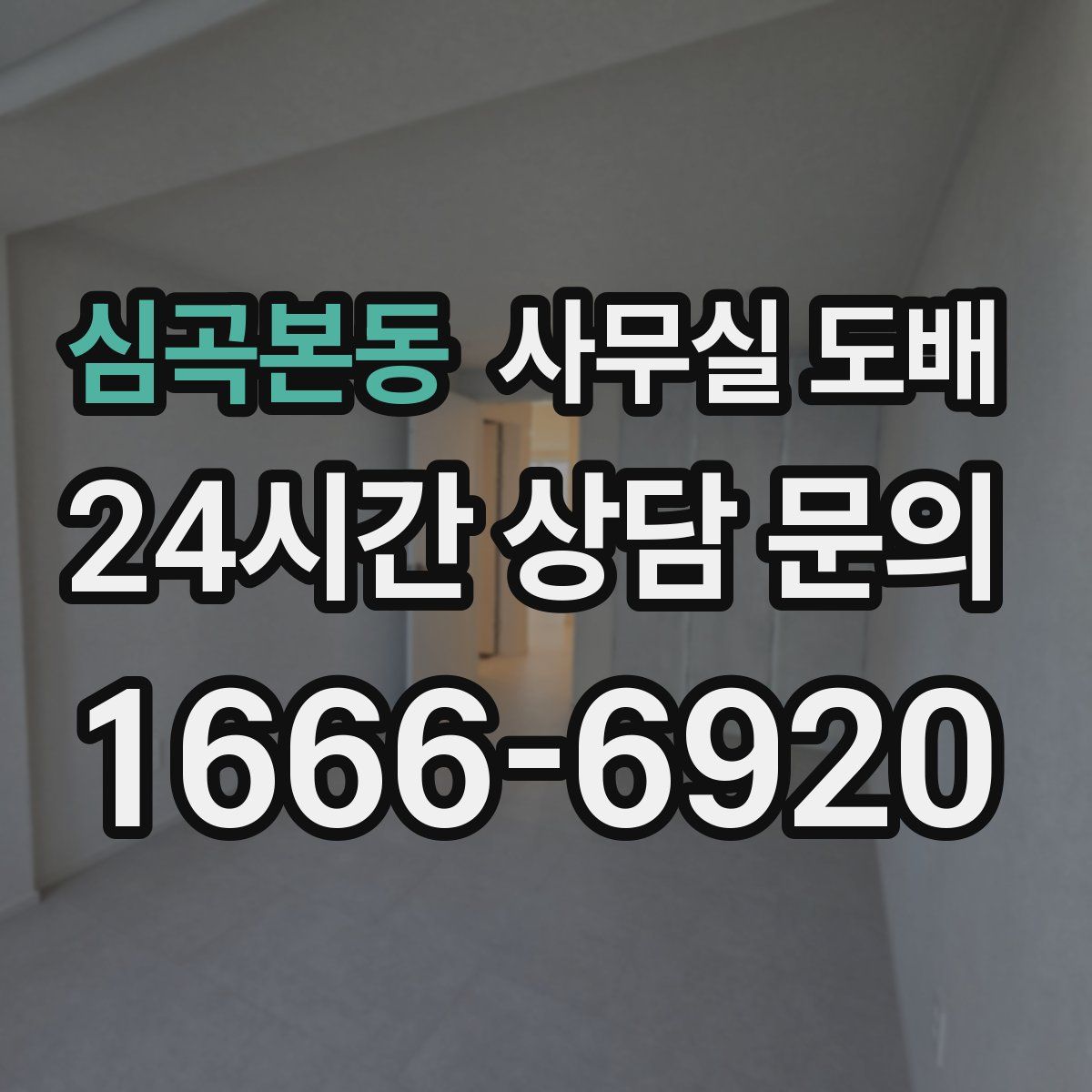 심곡본동 사무실 도배