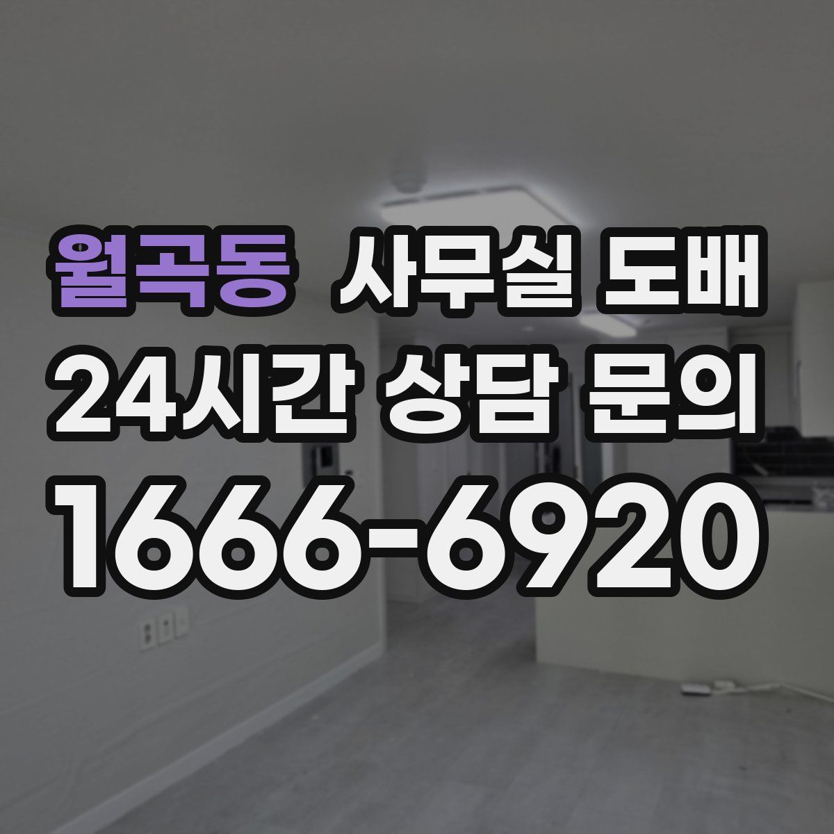 월곡동 사무실 도배