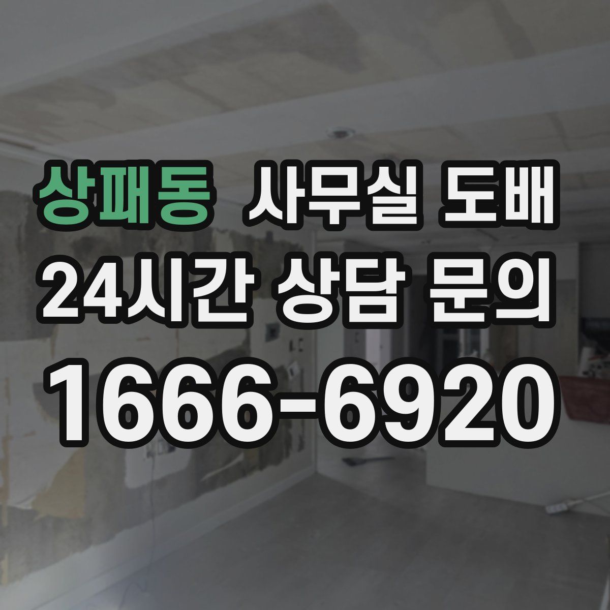 상패동 사무실 도배
