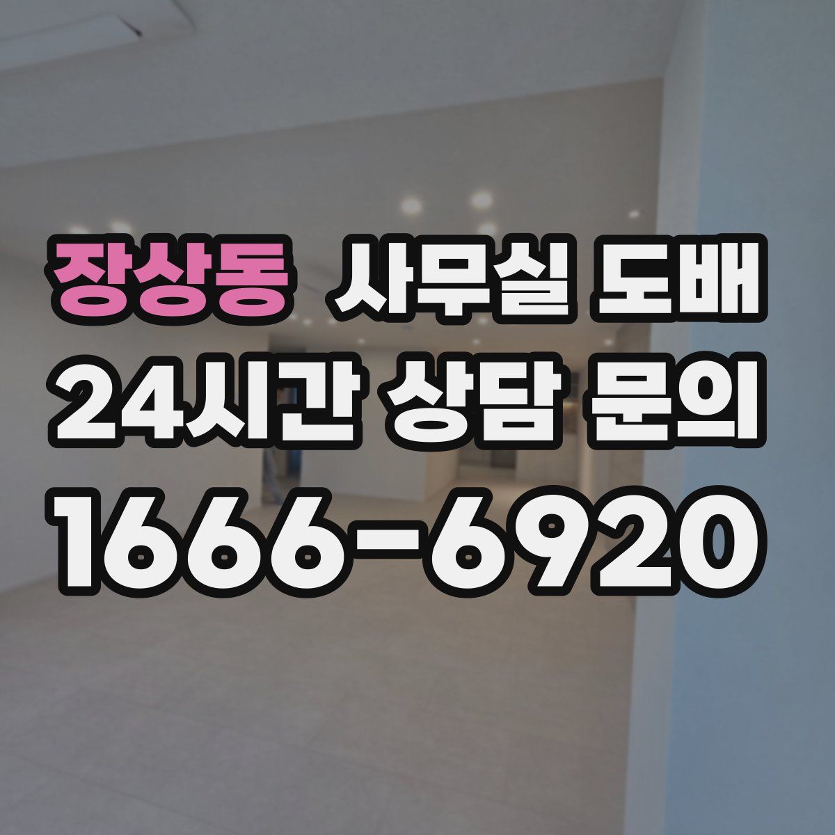 장상동 사무실 도배