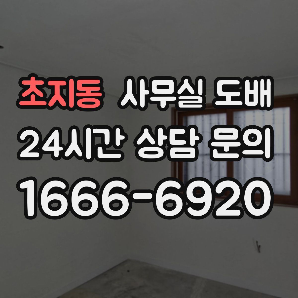 초지동 사무실 도배