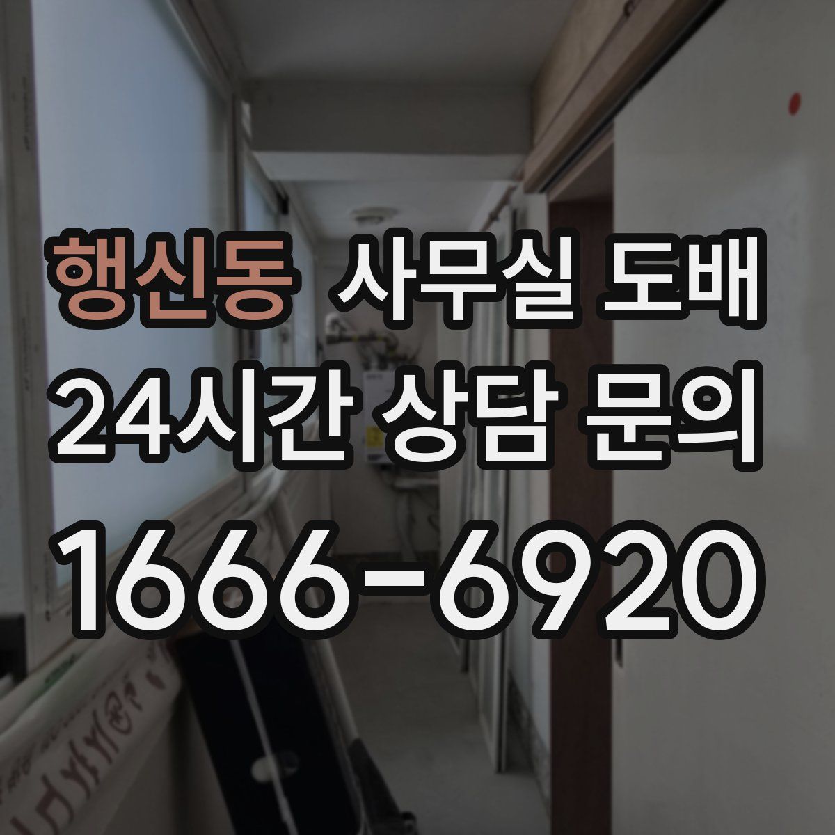 행신동 사무실 도배