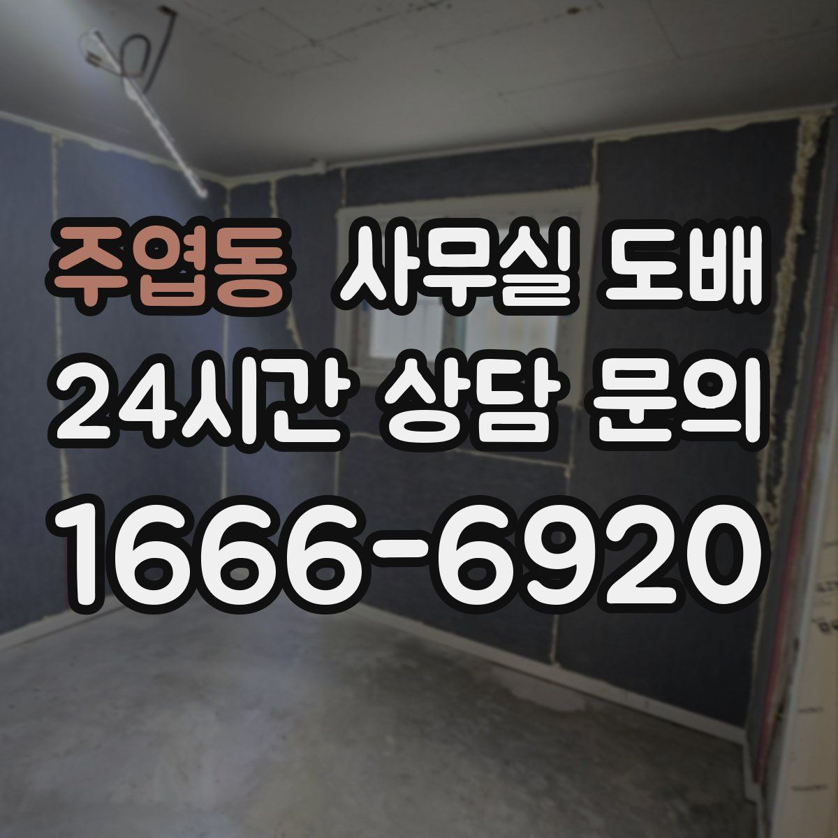 주엽동 사무실 도배