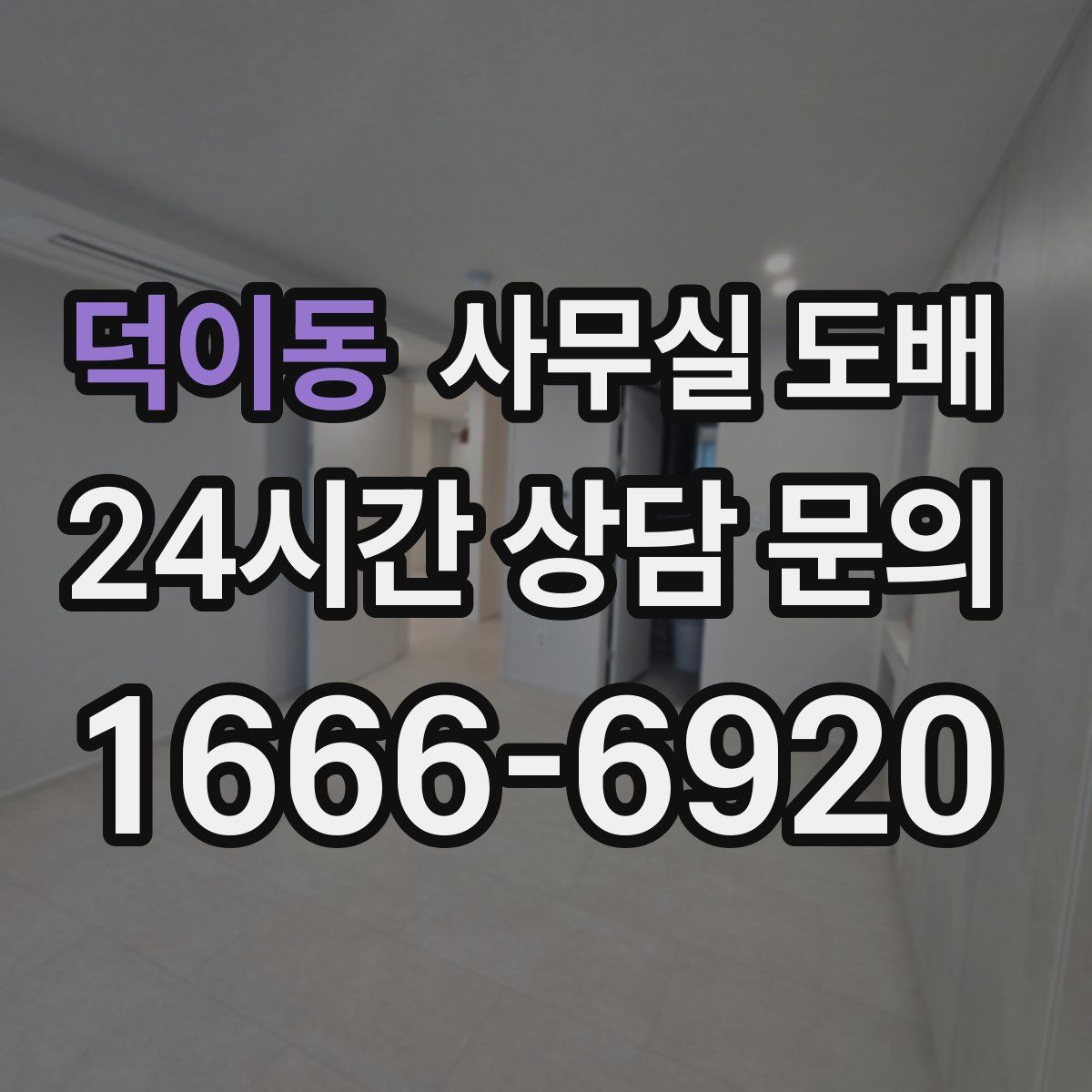 덕이동 사무실 도배