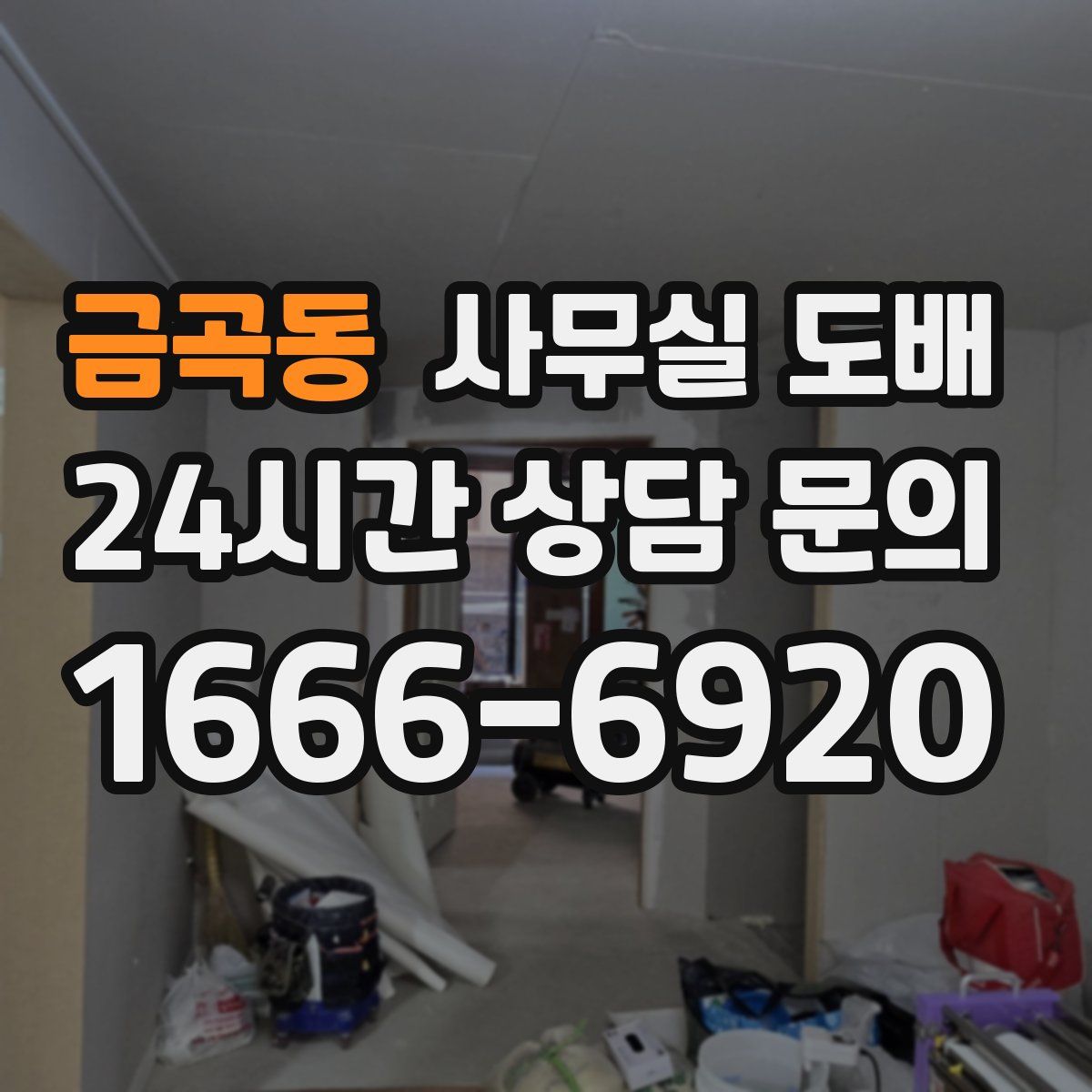 금곡동 사무실 도배
