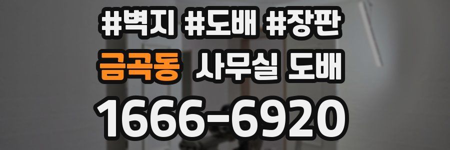 금곡동 사무실 도배
