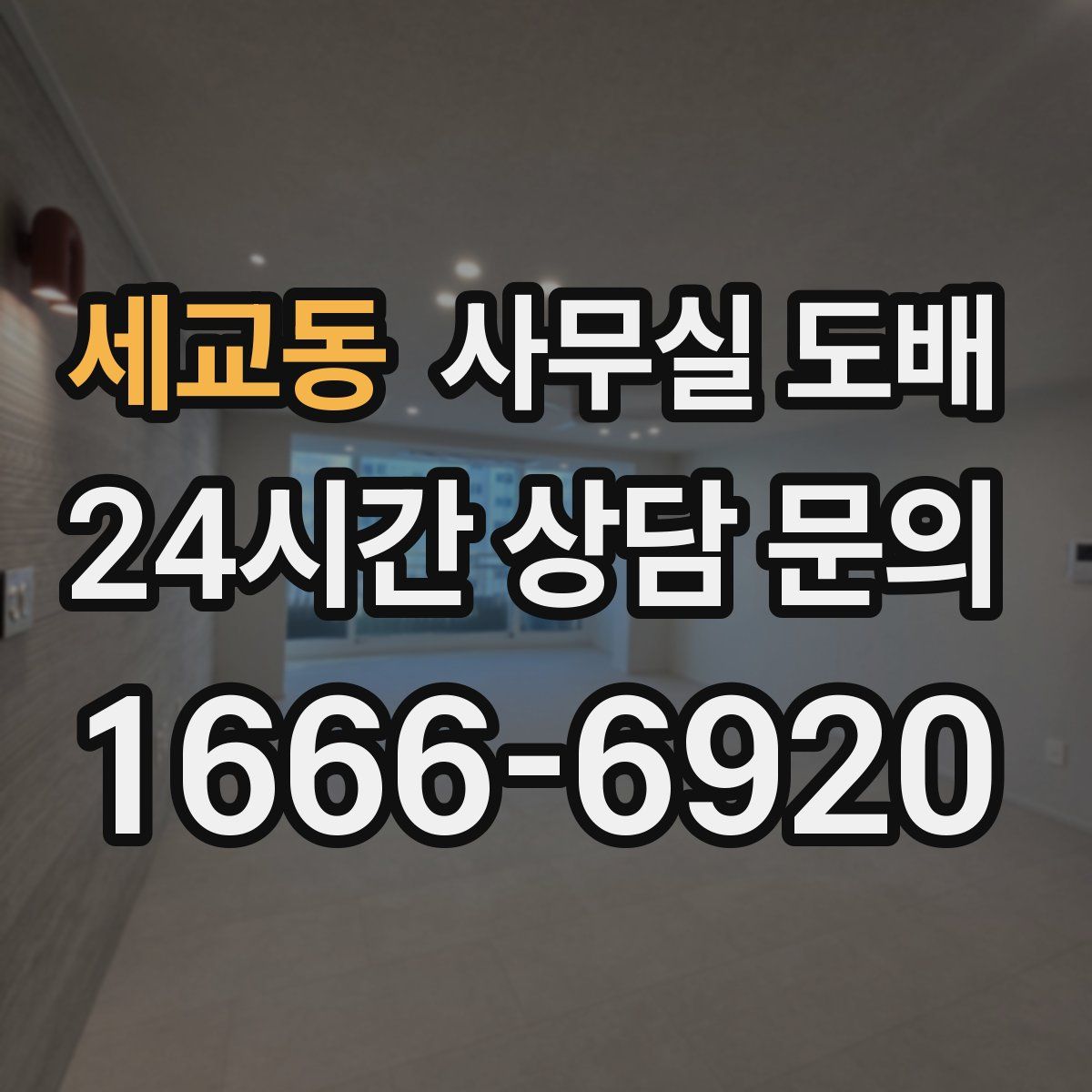 세교동 사무실 도배