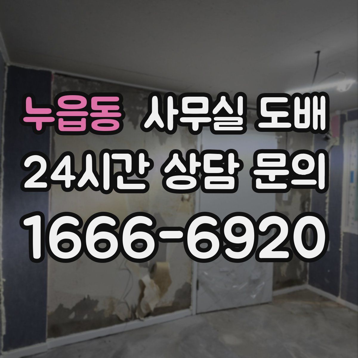 누읍동 사무실 도배