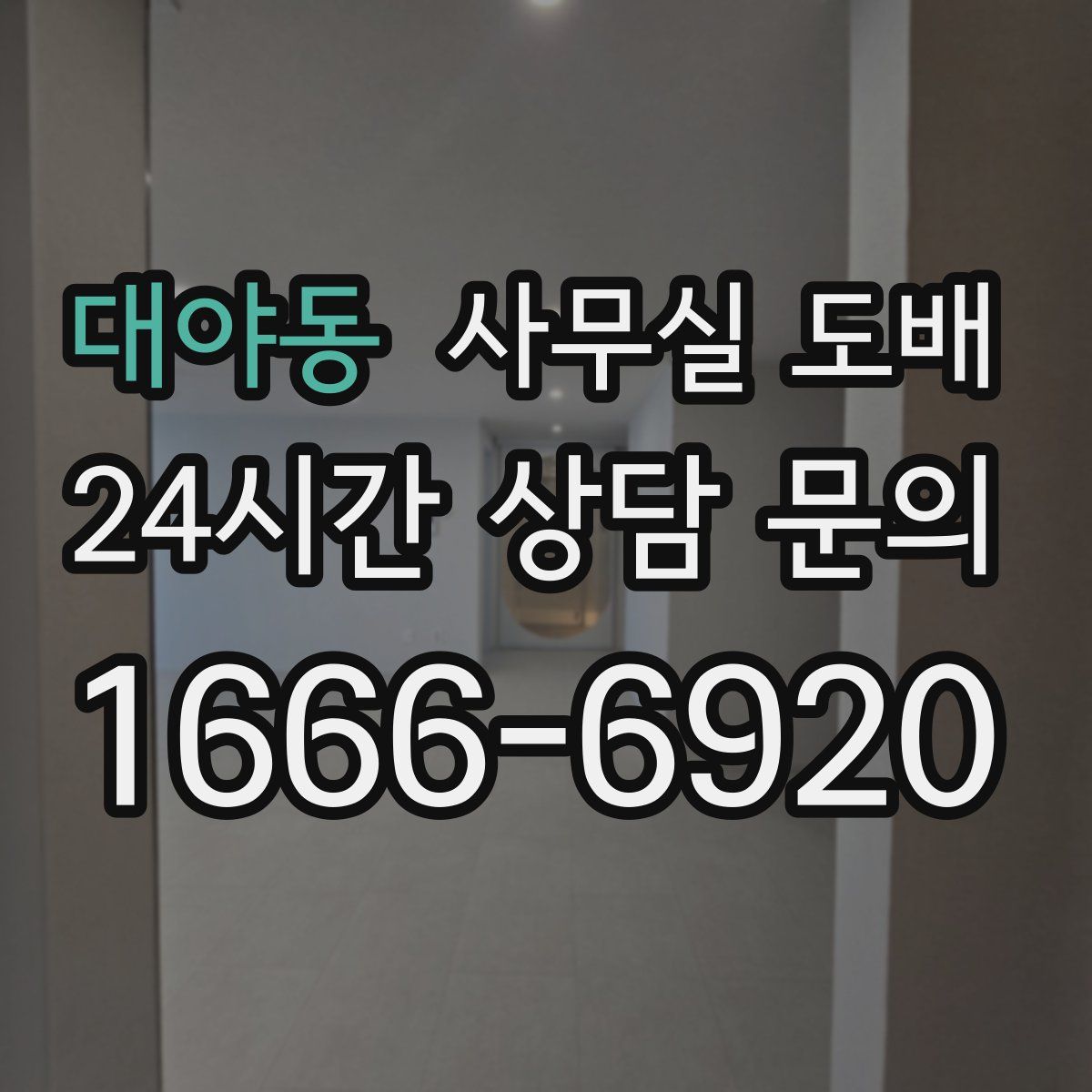 대야동 사무실 도배