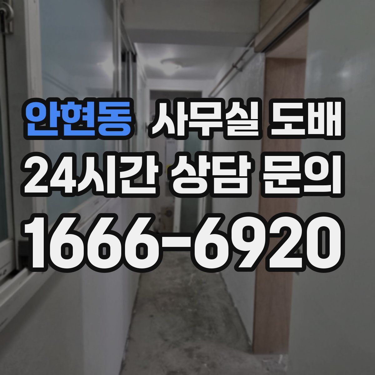 안현동 사무실 도배