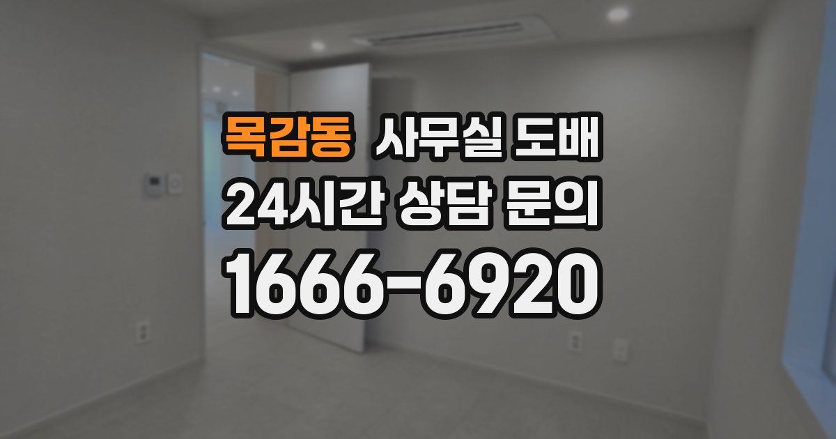 목감동 사무실 도배