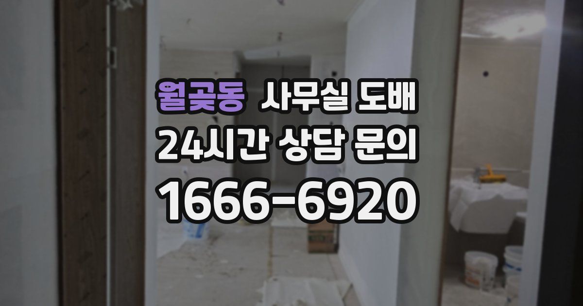 월곶동 사무실 도배