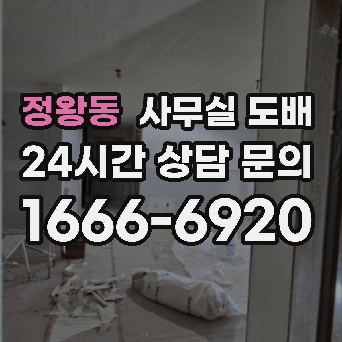 정왕동 사무실 도배