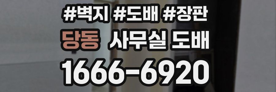 당동 사무실 도배