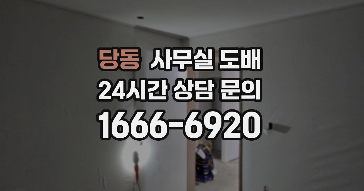 당동 사무실 도배